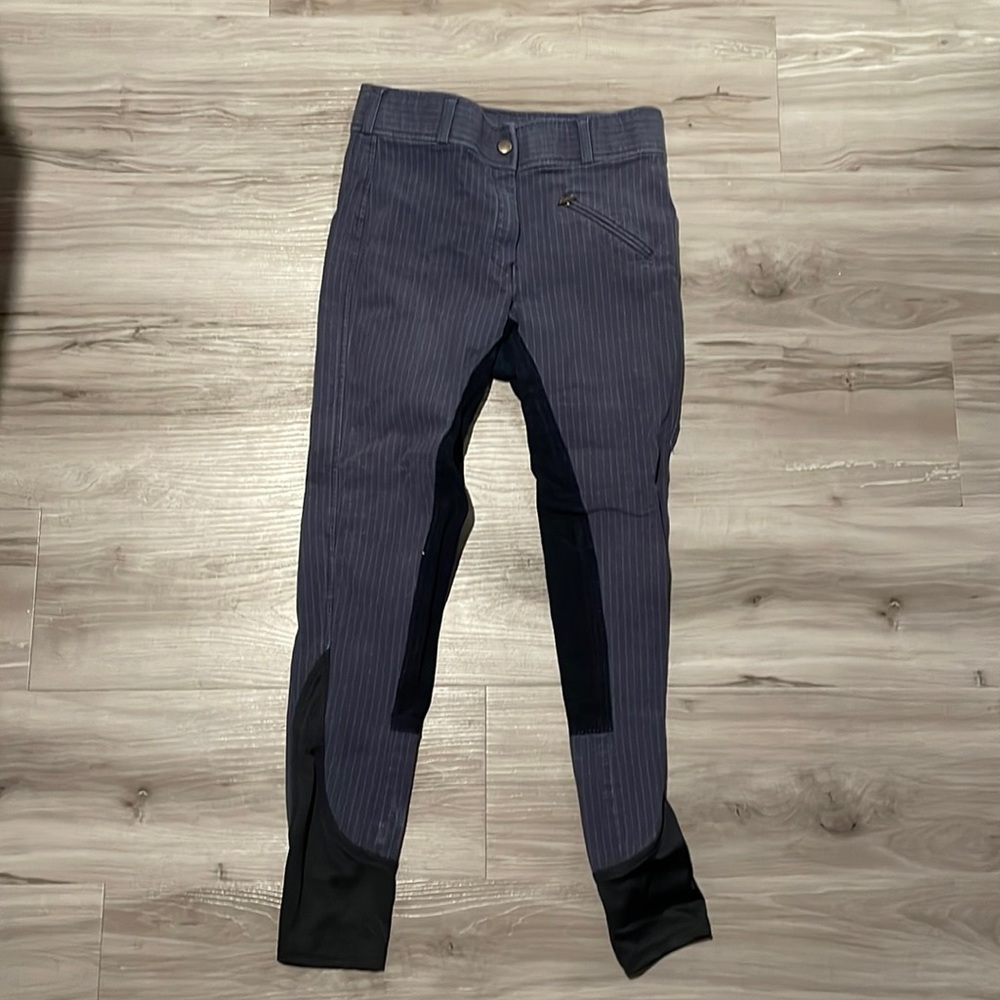 Dover Saddlery Nazy and tan plaid breeches